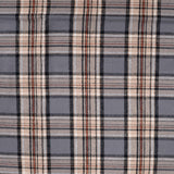 Country Flannel Brown Check Brushed Cotton Dress Fabric fabric, full
