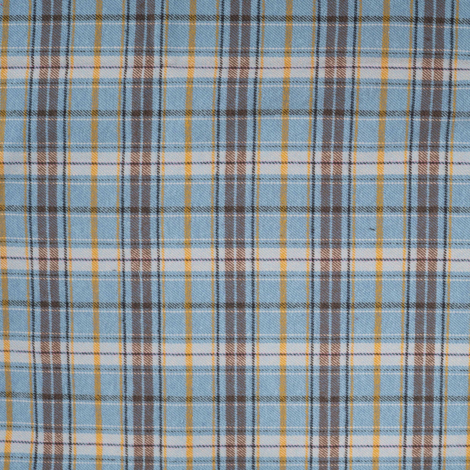 Country Flannel Sky Check Brushed Cotton Dress Fabric fabric, undefined