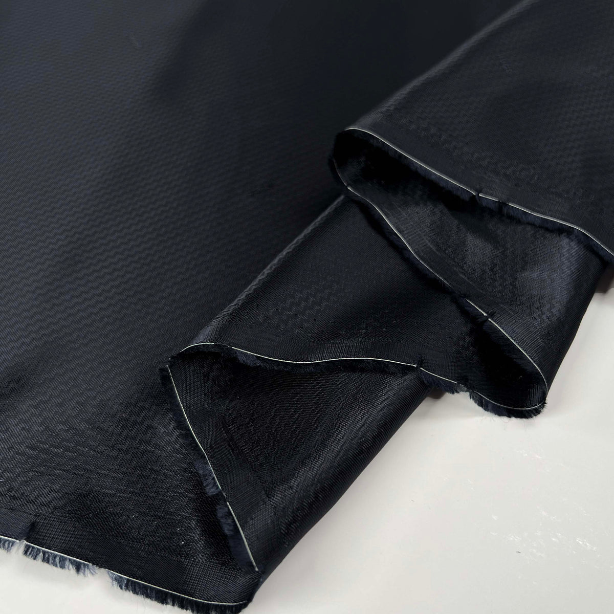 You Go Boss Ex Designer Navy Viscose Lining Fabric Fold