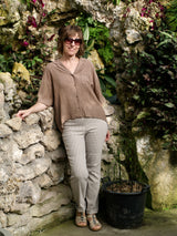 Plain Crushed Viscose - Tan