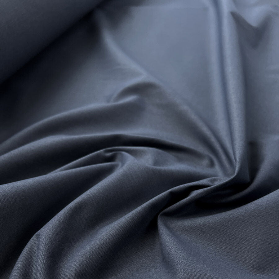Admiral Fine Cotton Blue Woven Shirting Fabric