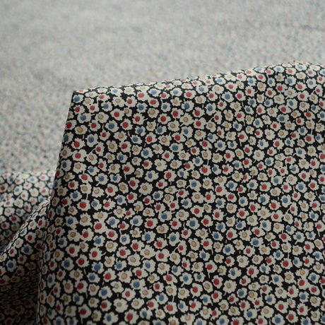 Alpina Navy Small Floral Cotton Cu