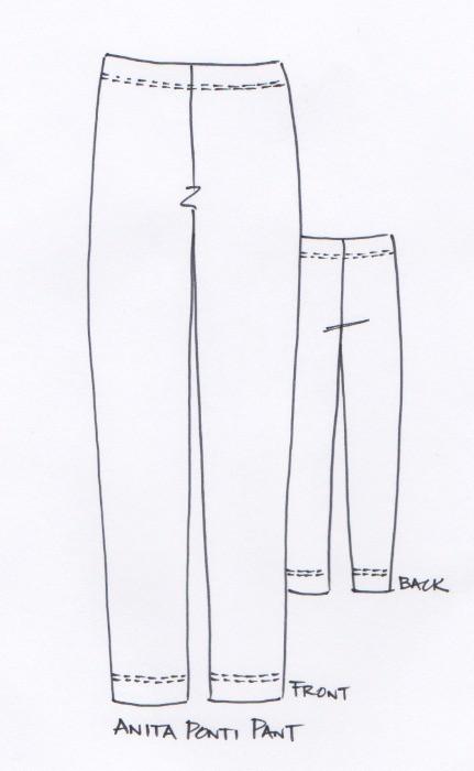 Tessuti - Anita Ponti Pant Pattern (UK 6-18)