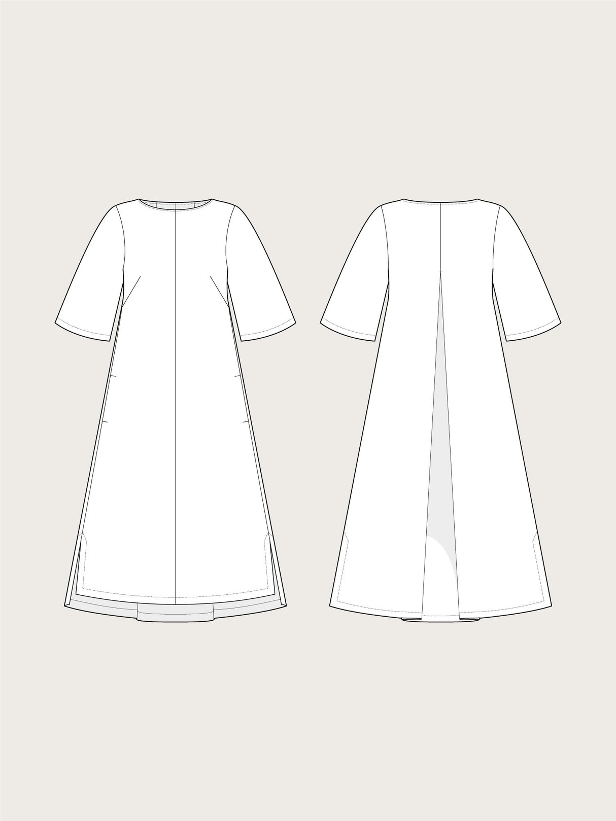 The Assembly Line - Box Pleat Dress Pattern