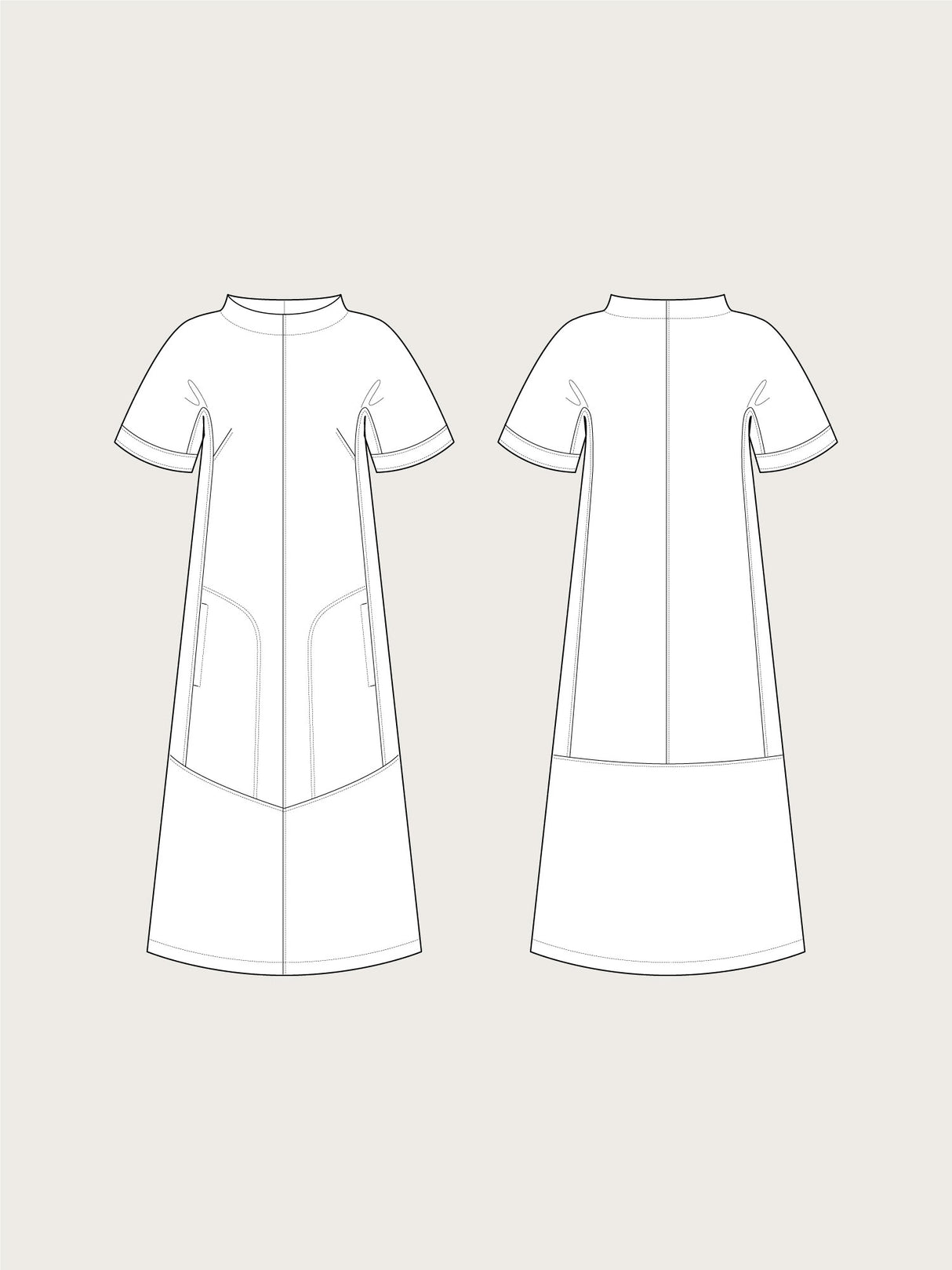 The Assembly Line - Cap Sleeve Dress Pattern