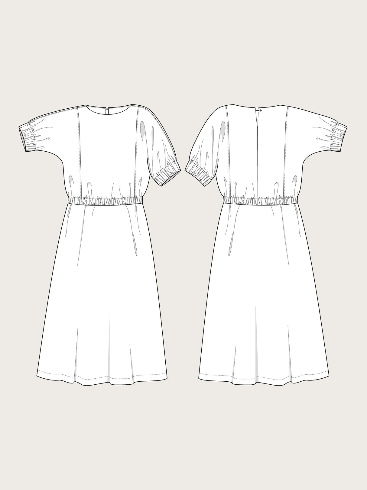 The Assembly Line - Cuff Dress Pattern