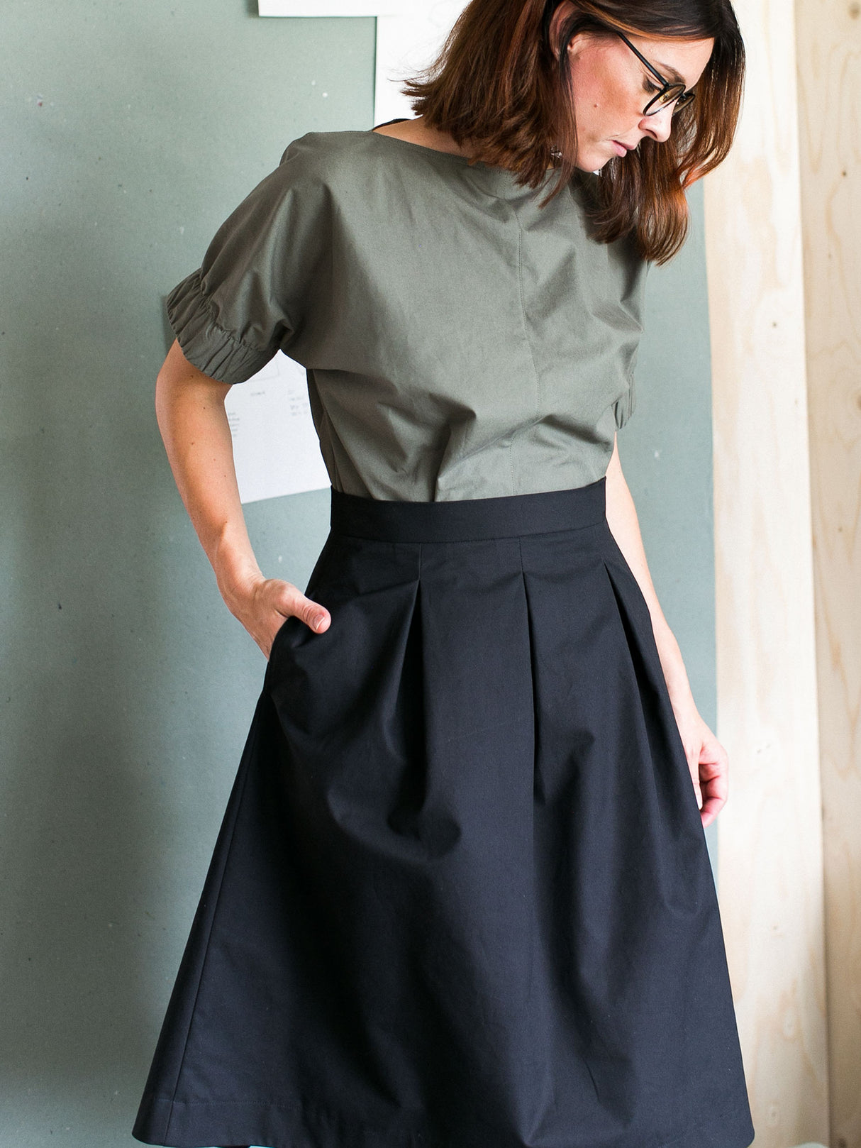The Assembly Line - Three Pleat Skirt Pattern