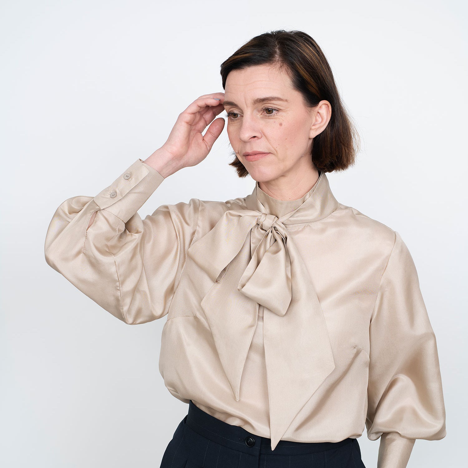 The Assembly Line - Tie Bow Blouse Pattern