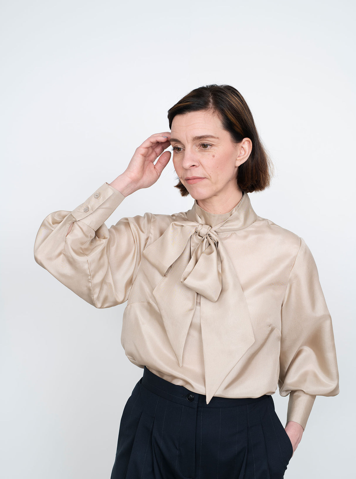 The Assembly Line - Tie Bow Blouse Pattern