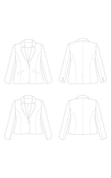 Cashmerette - Auburn Blazer Sewing Pattern (US 12-32)