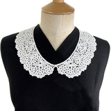 Austrian Appliqué Embroidered Collar - Rosie - White