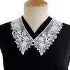 Austrian Appliqué Embroidered Collar - Alicia - White