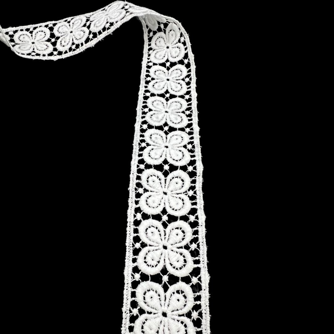 Guipure Lace Trim - 4 Petals