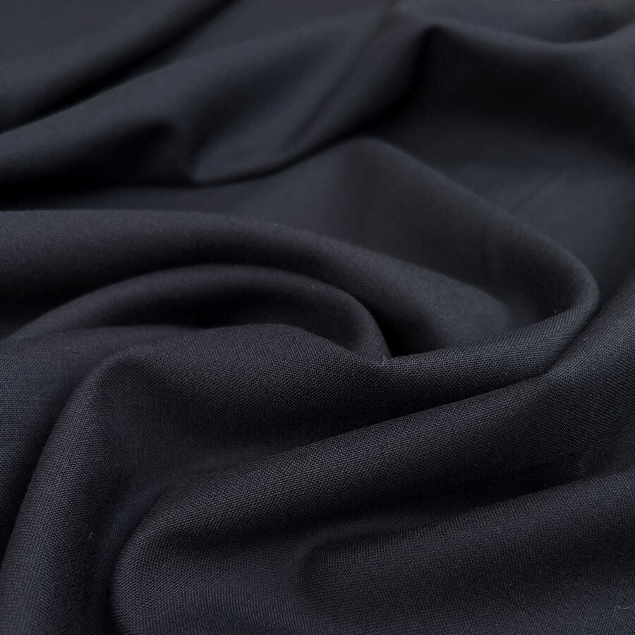 Back In The Day Navy Wool Yorkshire Woven Suiting Fabric