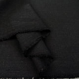 Bamboo Linen Tweed - Black
