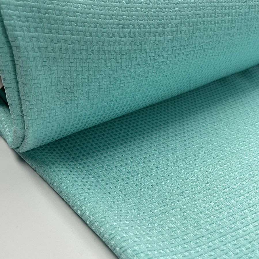 Basket Brocade - Aqua