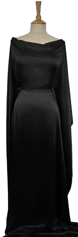 Bella Satin Stretch - Black