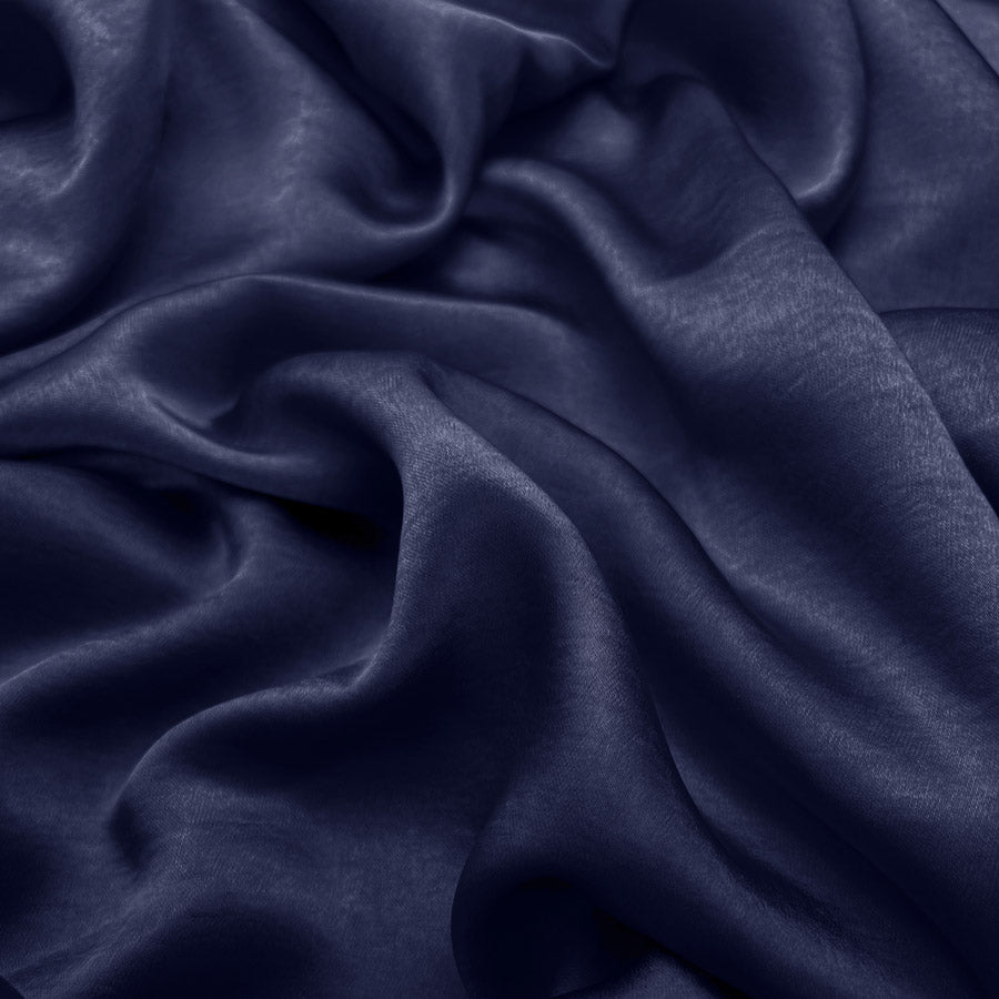 Bella Satin Stretch - Navy