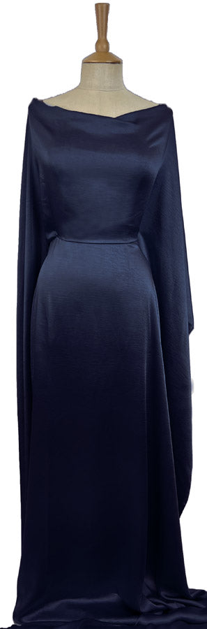 Bella Satin Stretch - Navy