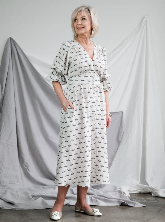 Style Arc - Belle Woven Dress Pattern (UK 4-16)