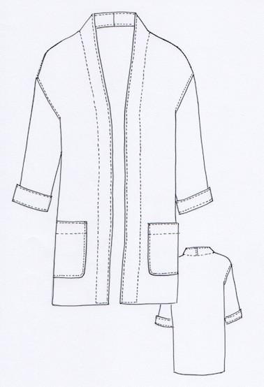 Tessuti - Berlin Jacket Sewing Pattern (UK XXS-XL)