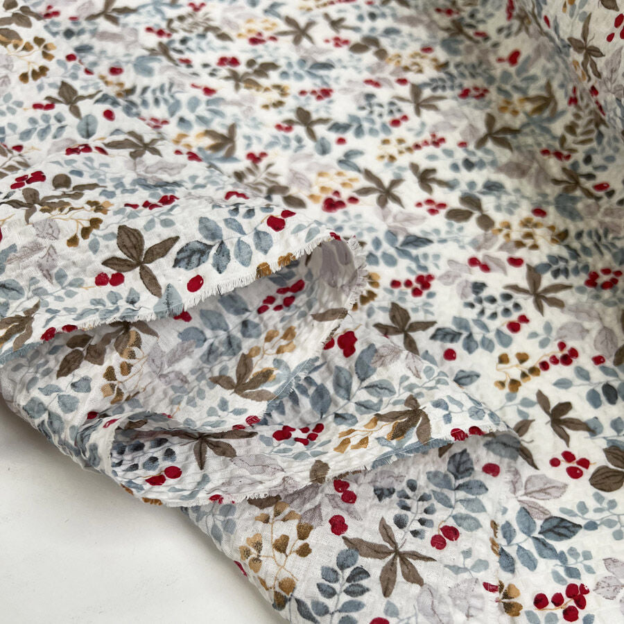 Berry Bloom Seersucker