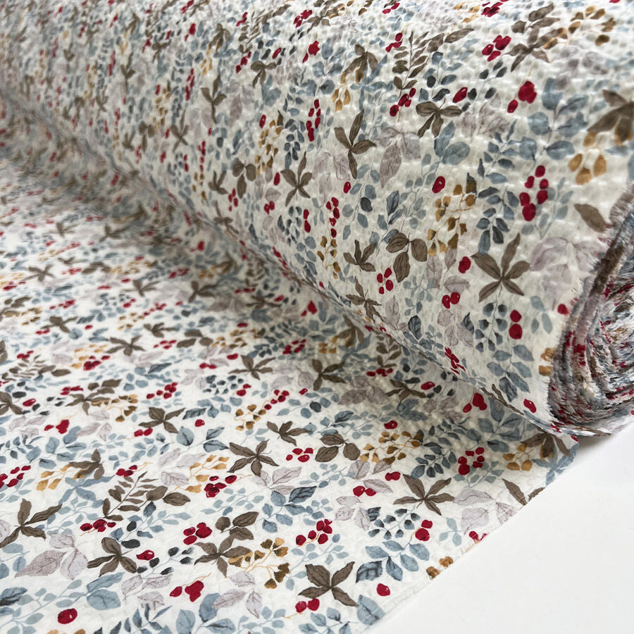 Berry Bloom Seersucker