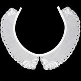 Embroidered Collar - Ashleigh - White