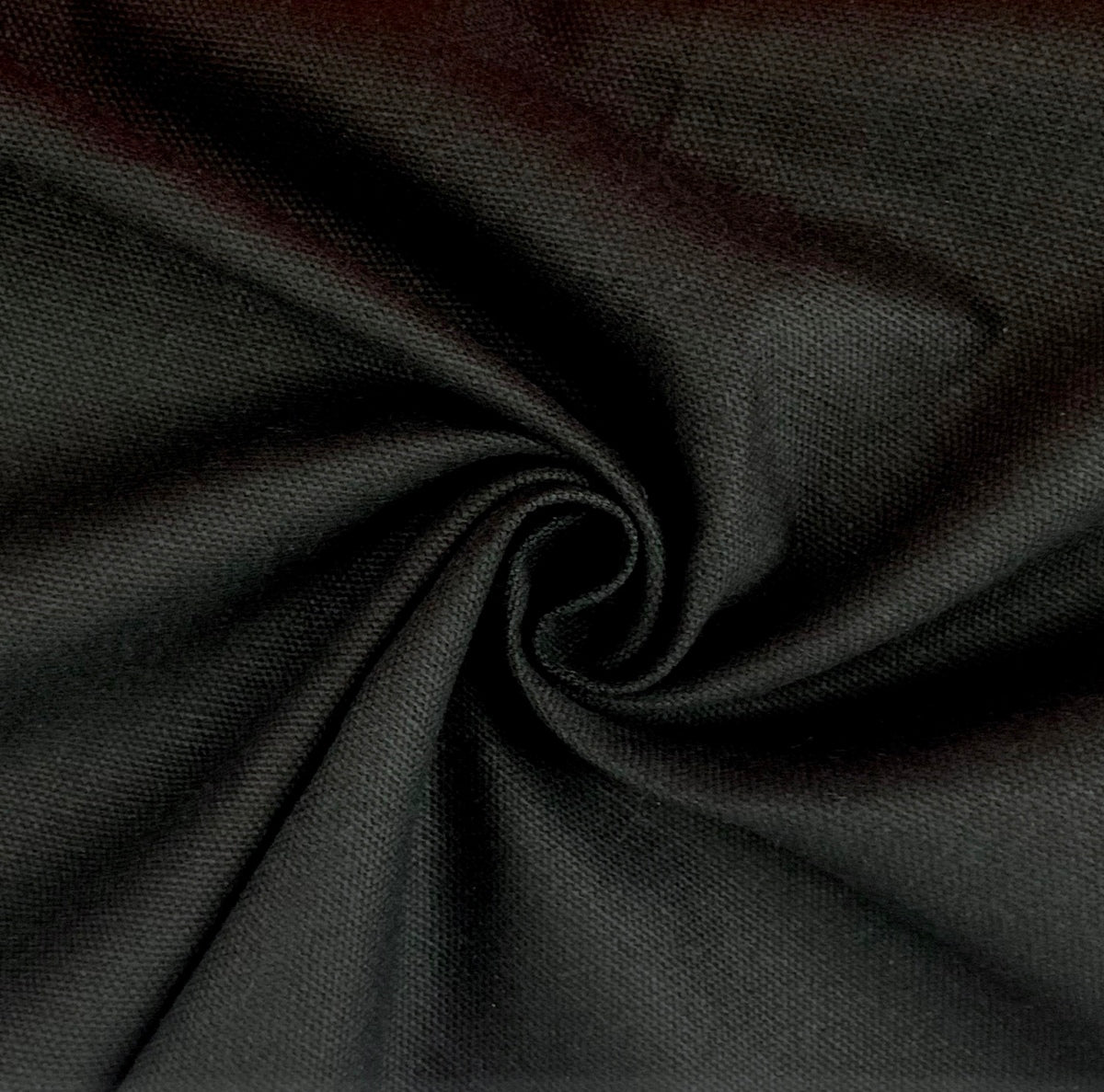 Remnant - Cotton Canvas - Black (1.75m)