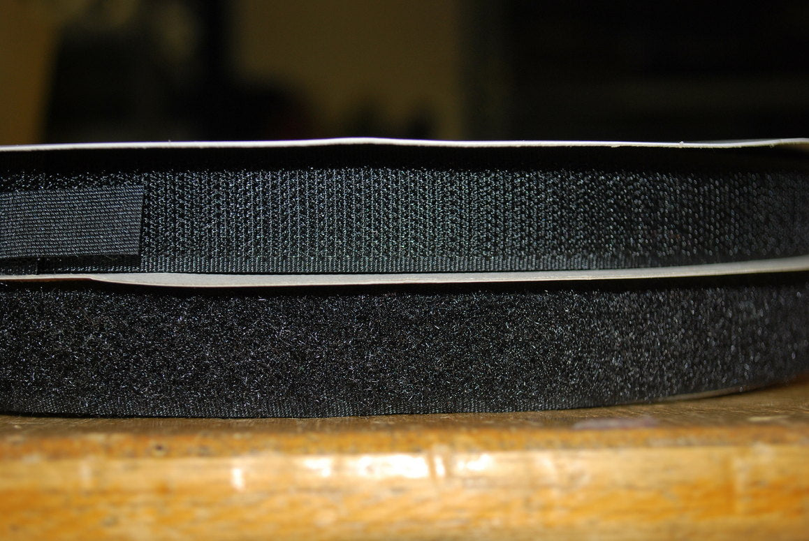 Hook and Loop Fastening - Black