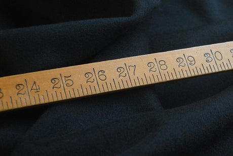 Black Wool And Cashmere Fabric S