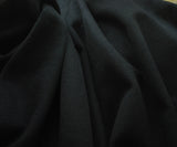 Black Wool with Cashmere Coating