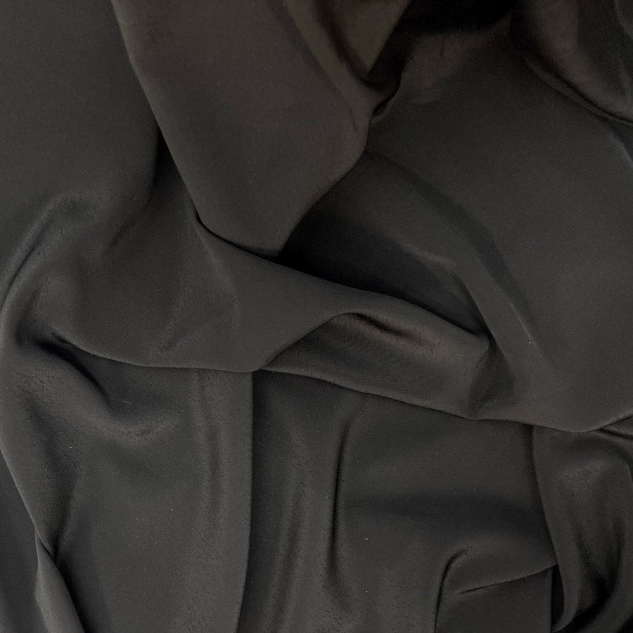 Smooth Crepe De Chine - Black