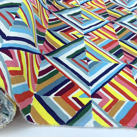 Blockhead Colourful Heavy Cotton Poplin Suiting