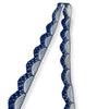 Polyester Flat Lace Trim - Maisie - Navy
