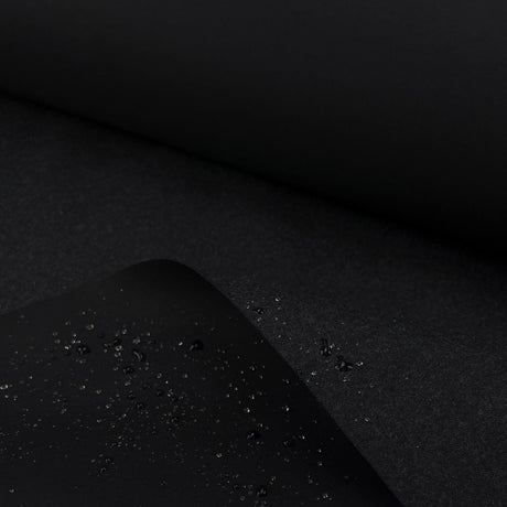 Bonded Wool Cotton - Black/Grey