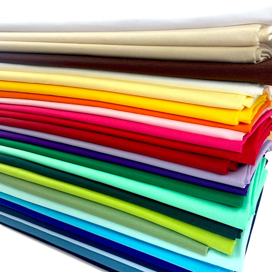 Boston - Plain Cotton Poplin - All Colours