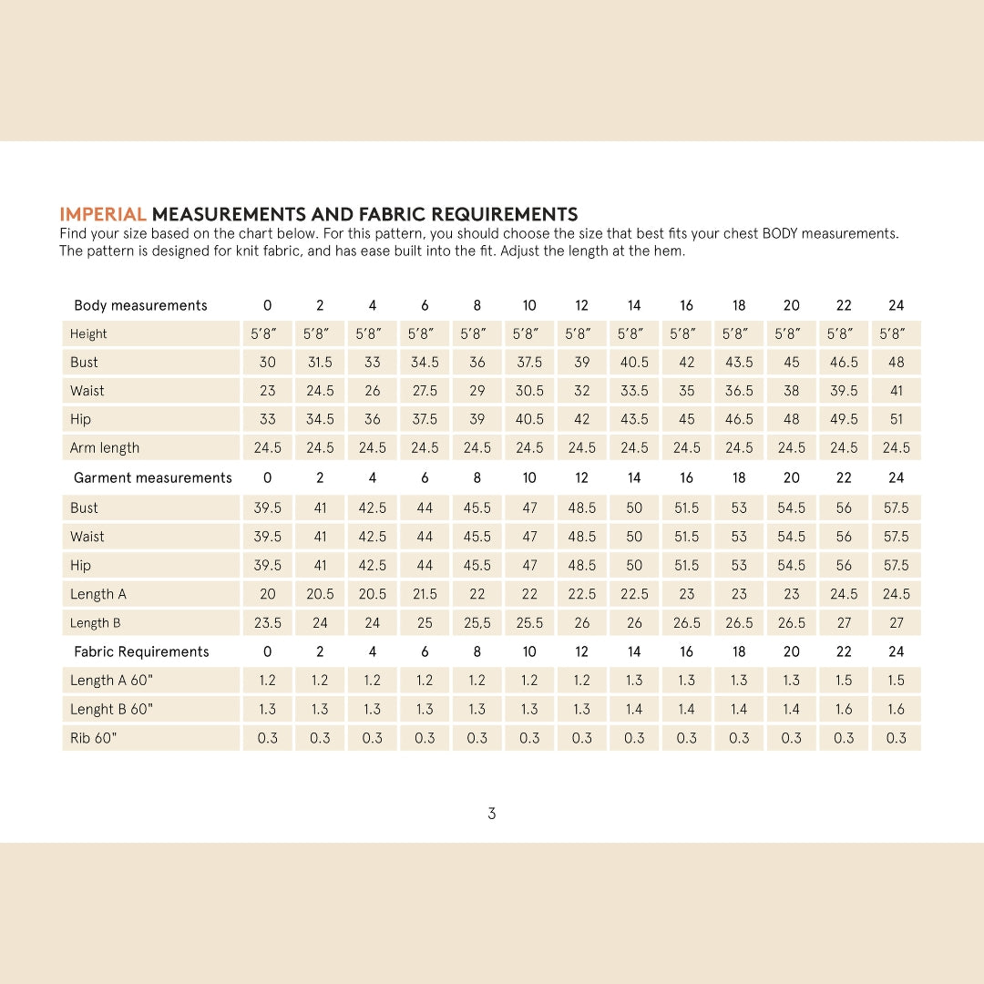 Wardrobe By Me - Boxy Raglan Sweatshirt Pattern