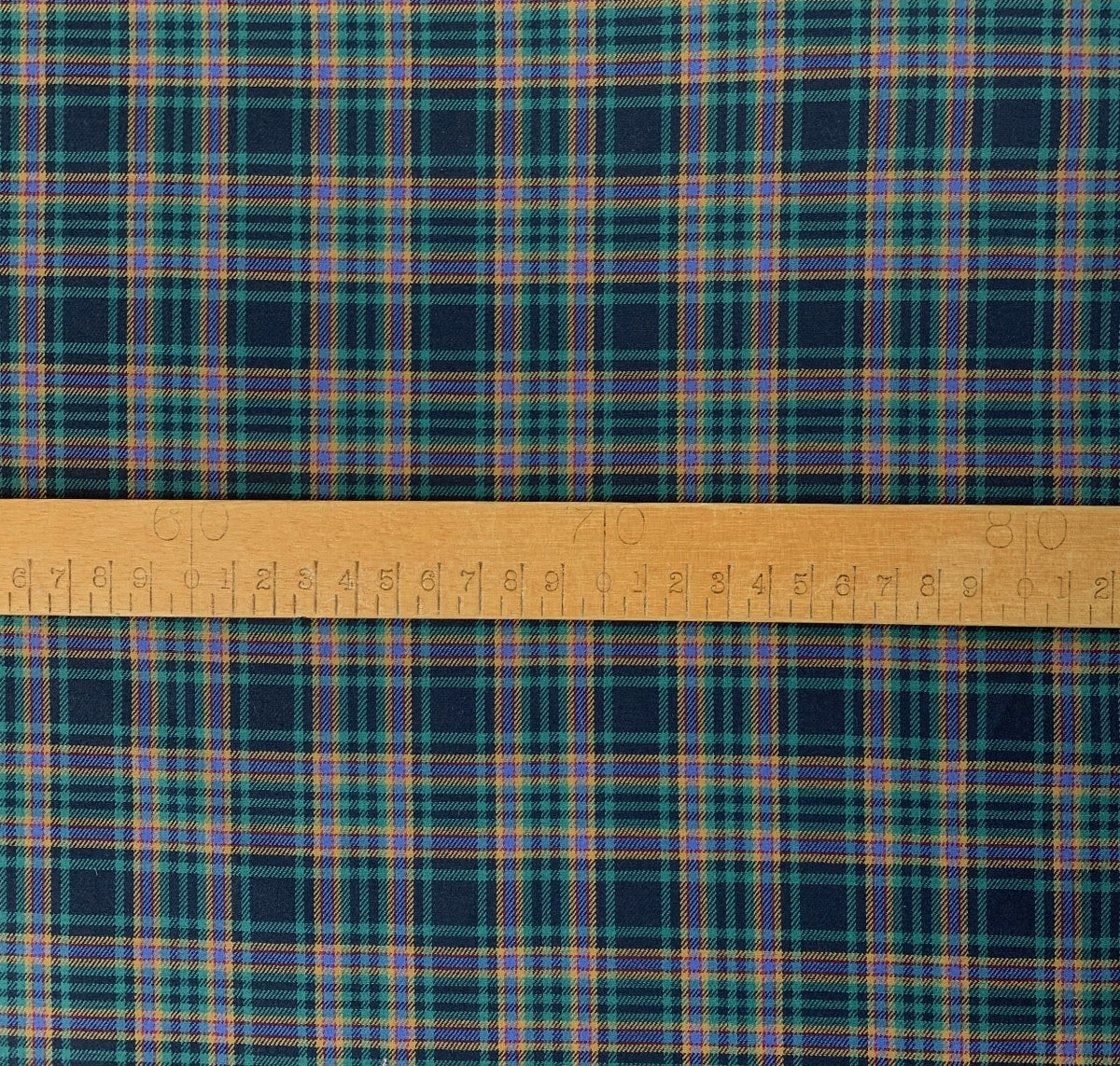 Brushed Tartan - Black + Green