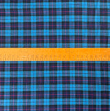 Brushed Tartan - Navy + Pink