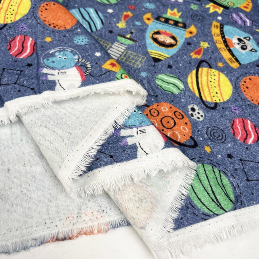 Brushed Cotton - Galactic Safari