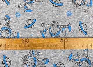 Brushed Cotton Jersey To Infinty And Beyond Ruler