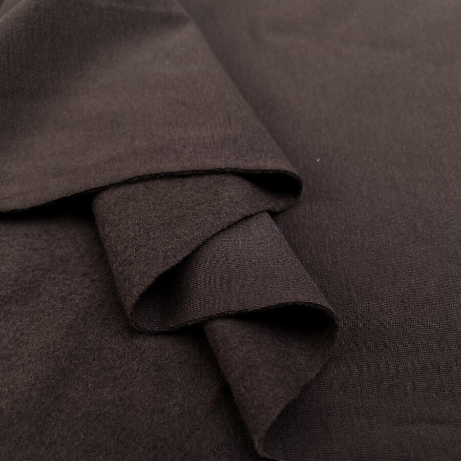 Brushed French Terry - Dark Brown