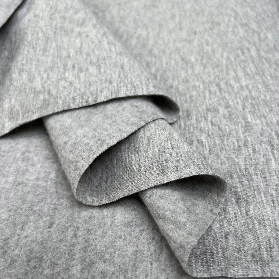 Remnant - Brushed French Terry - Marl Grey (0.65m)