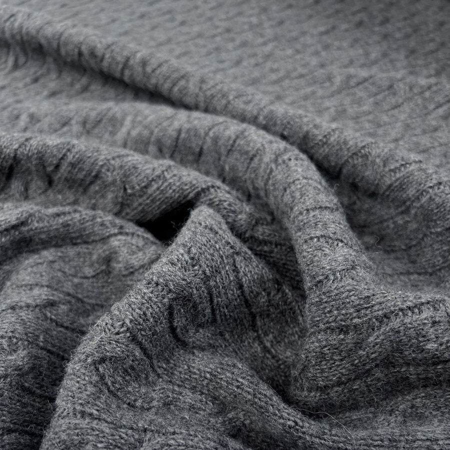 Cable Car - Chunky Wool - Charcoal Grey