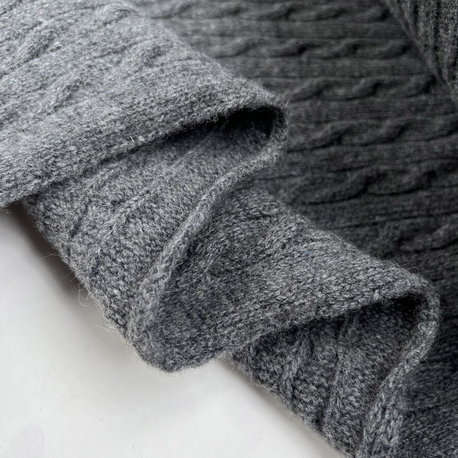 Cable Car - Chunky Wool - Charcoal Grey