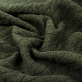 Cable Car - Chunky Wool - Olive Green