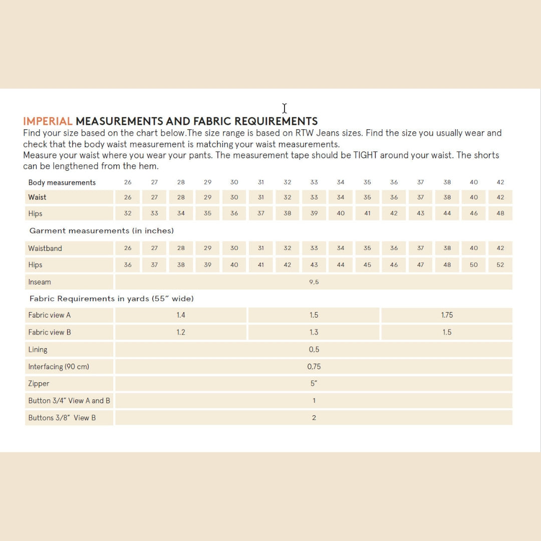Wardrobe By Me - Men‚Äö√Ñ√¥s Cargo Shorts Pattern