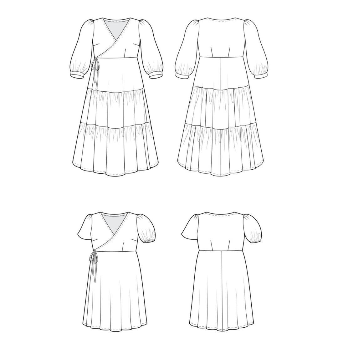 Cashmerette - Roseclair Dress Pattern (US 12-32)
