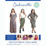Cashmerette - Grafton Dress, Top & Skirt Pattern Mix & Match Pack (US 0-16)